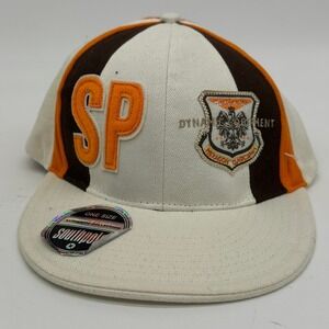 Southpole Hats Softball Cap Mens OSFA Beige Fitted Embroidered Logo Athletic NEW